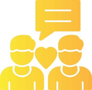 İletişim simgesi vektör illüstrasyon tasarımlı konuşma balonu