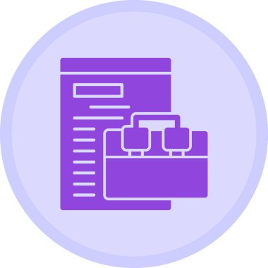 Dosya. Web simgesi basit illüstrasyon