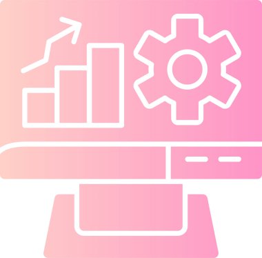 Ürün Performans Basit düz illüstrasyon