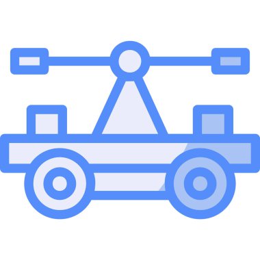 - Araba. Web simgesi basit illüstrasyon