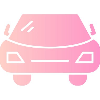 araba simgesi vektör illüstrasyonu