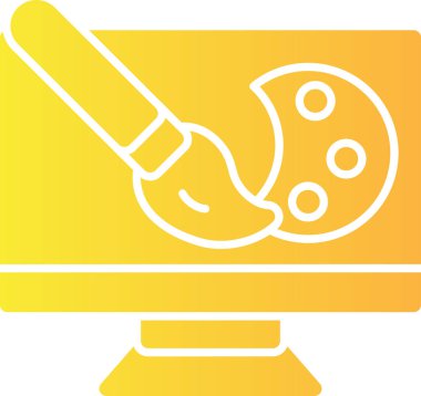 Yemek. Web simgesi basit illüstrasyon