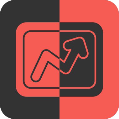 Ok Çubuğu Basit düz illüstrasyon