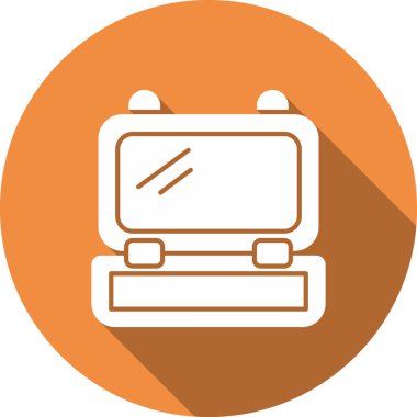 Beslenme çantası. Web simgesi basit illüstrasyon