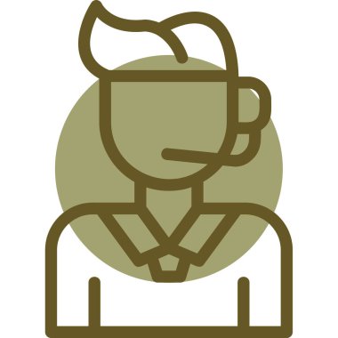 İnsan simgesinin vektör illüstrasyonu