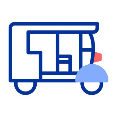 Teslimat. Web simgesi basit illüstrasyon