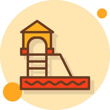 Bir evin vektör illüstrasyonu