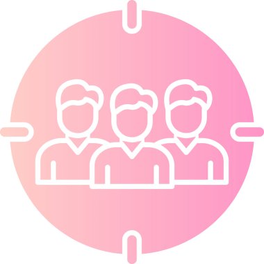 İnsan simgesinin vektör illüstrasyonu