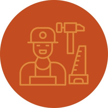 inşaat simgesi vektör illüstrasyonu