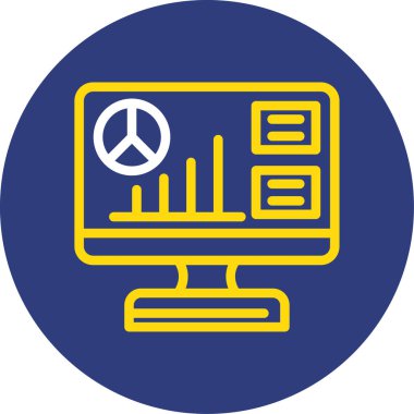 seo modern simgesinin vektör illüstrasyonu