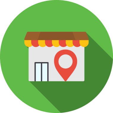 vektör dairesi düz simgesini kaydet