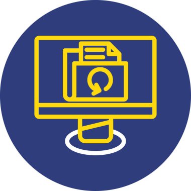 dizüstü bilgisayar web simgesi, vektör illüstrasyonu