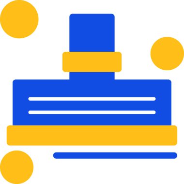 Yangın musluğu kapağı basit düz bir illüstrasyon