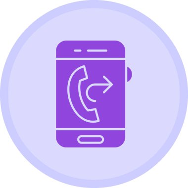 Cep telefonu. Web simgesi basit illüstrasyon