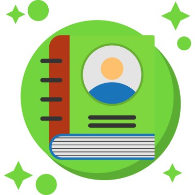 kitap simgesi, modern tasarım, vektör illüstrasyonu