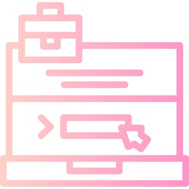 Belge. Web simgesi basit illüstrasyon