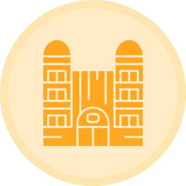 mimari yapı mimarisi simgesi ana hatları biçiminde