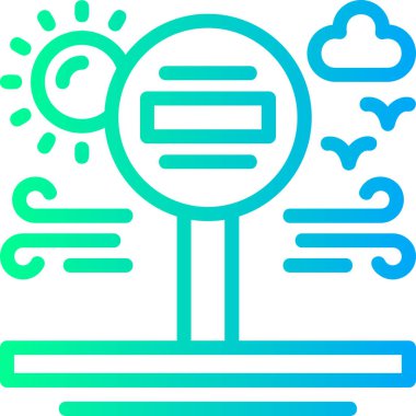 Bulut hava durumu web simgesi, vektör illüstrasyonu