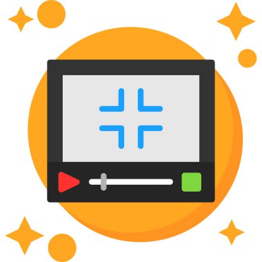 bilgisayar simgesi vektör illüstrasyonu