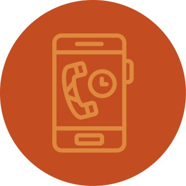 cep telefonu vektör simgesi modern ikon vektör illüstrasyonu