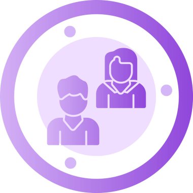 insanlar simge vektör illüstrasyonu