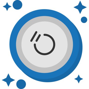 Bozuk para. Web simgesi basit illüstrasyon