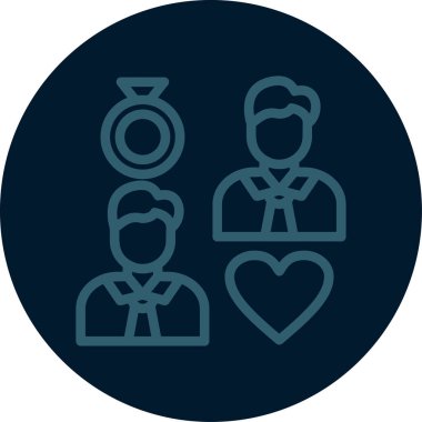 İnsan simgesinin vektör illüstrasyonu