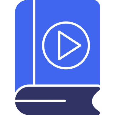 video. Web simgesi basit illüstrasyon