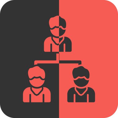 Konferanstaki bir grup insanın vektör çizimi