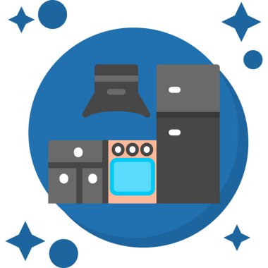 çamaşır makinesi düz simgesi