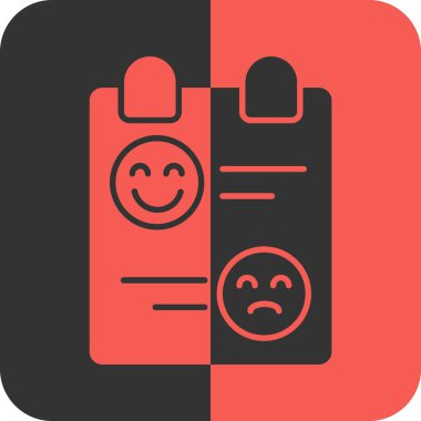 Modern b 'nin vektör çizimi gülümseme ikonundan yoksundur