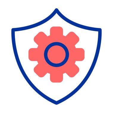 Güvenliğin vektör simgesi