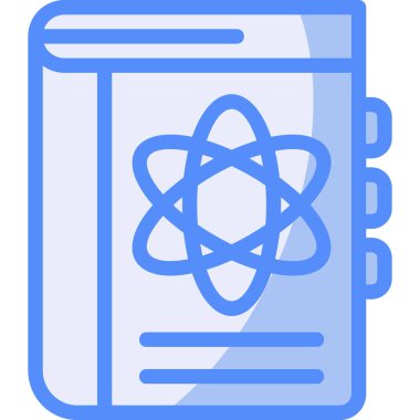 atom simgesi vektör illüstrasyonu