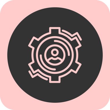 Projeniz için vektör ayarı simgesi