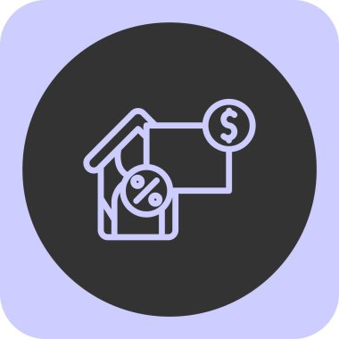 Ev simgesinin vektör illüstrasyon tasarımı