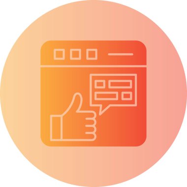 seo modern simgesinin vektör illüstrasyonu