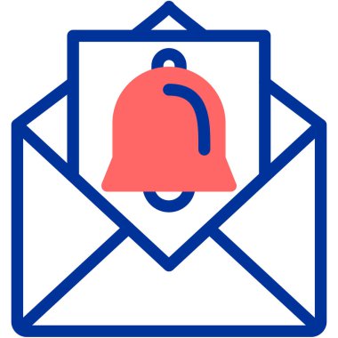 Zil. Web simgesi basit illüstrasyon