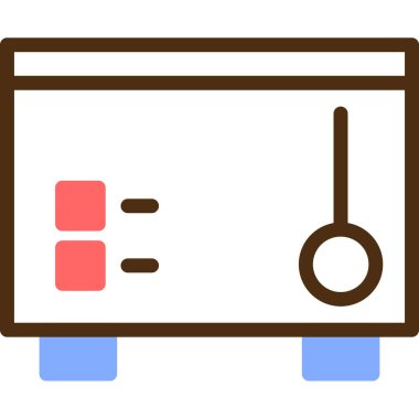 İnternet simgesinin basit vektör illüstrasyonu