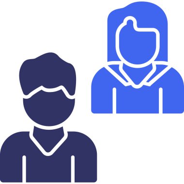 avatar. Web simgesi basit illüstrasyon