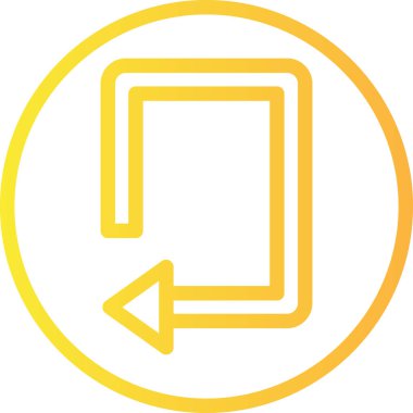 Yön sağa yuvarlanmış simge