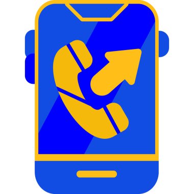 - Telefon. Web simgesi basit illüstrasyon