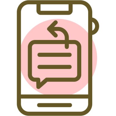 - Telefon. Web simgesi basit tasarım