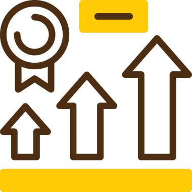 Yön ok simgesi, basit vektör illüstrasyonu