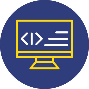 vektör kodu web simgesi