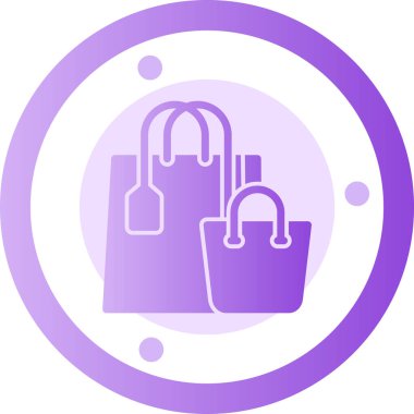 Alışveriş. Web simgesi basit illüstrasyon