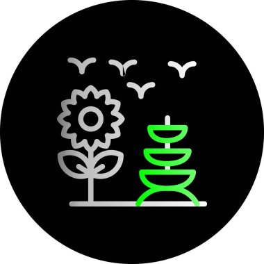 Vektör Ağacı Simgesi illüstrasyonu