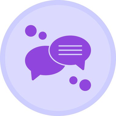 sohbet web simgesi basit tasarımı