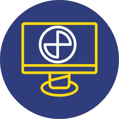 izleyici simgesi, vektör illüstrasyonu