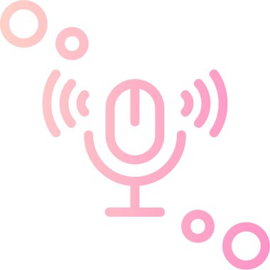 Ses. Web simgesi basit illüstrasyon