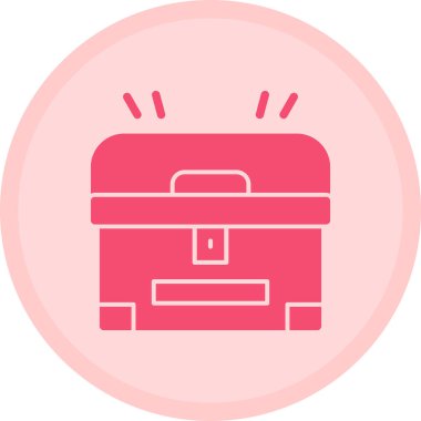 Çanta. Web simgesi basit illüstrasyon